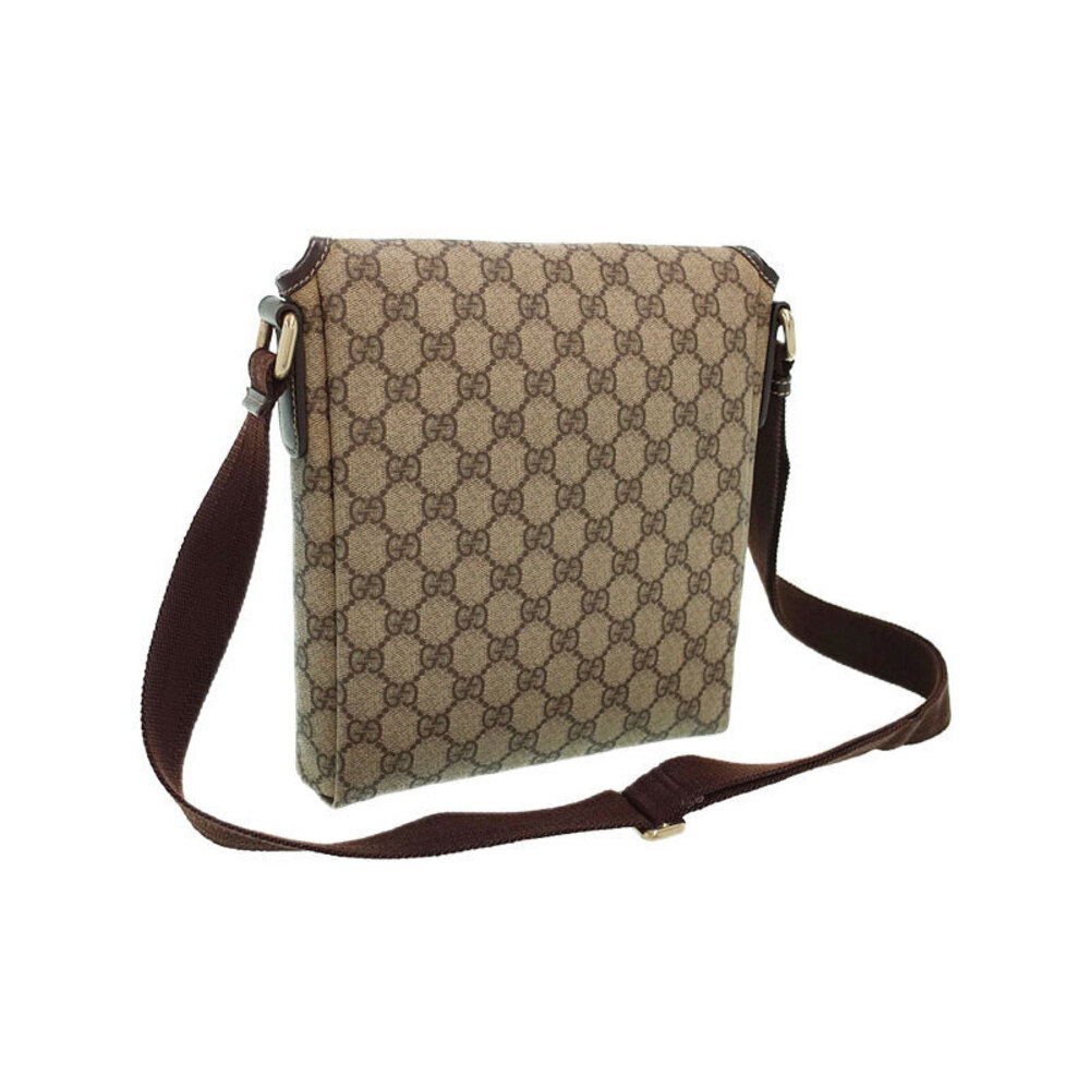 Gucci GG Brown Supreme Bag Crossbody Messenger Plus
